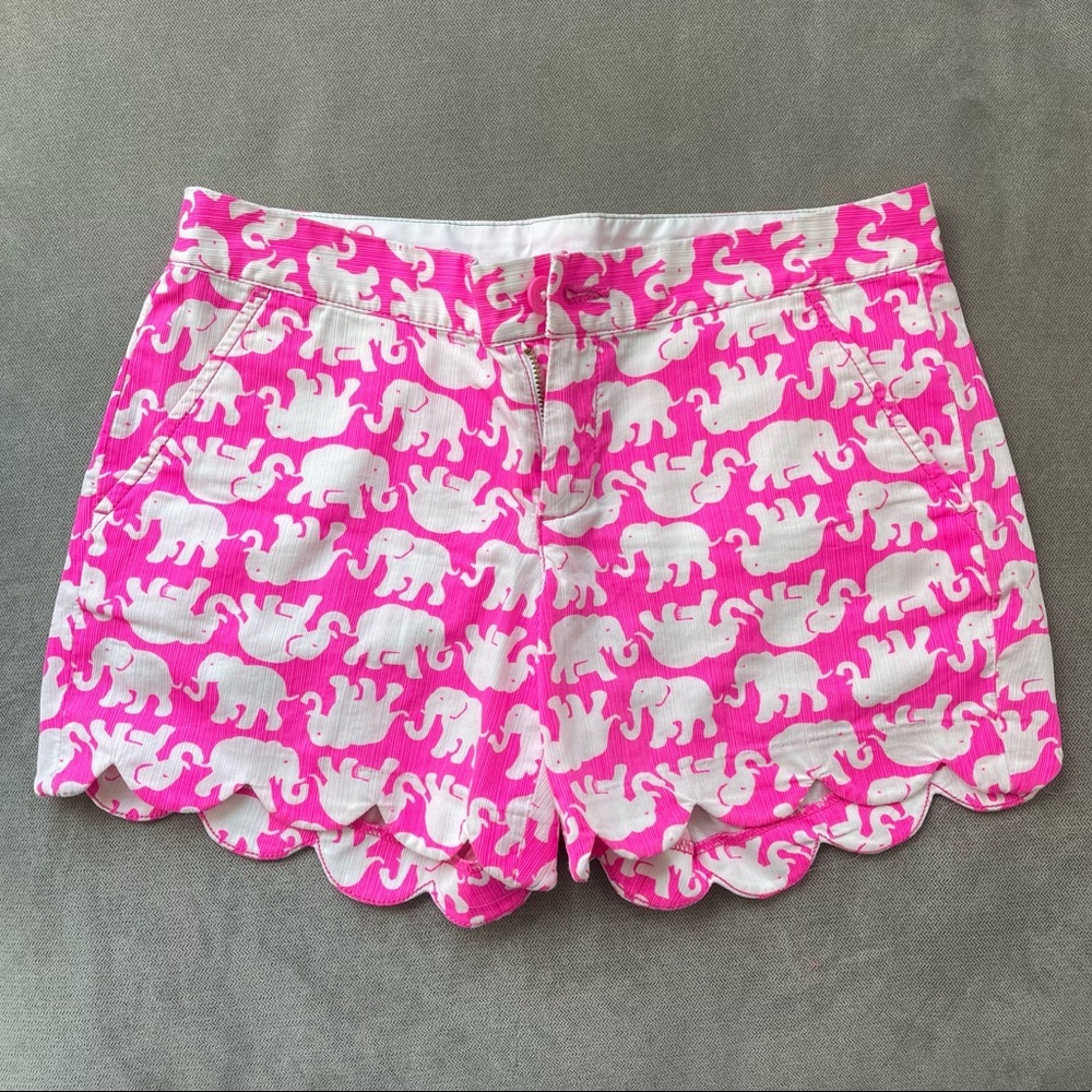 Lilly Pulitzer Pink Elephant Buttercup Short Sz 0
